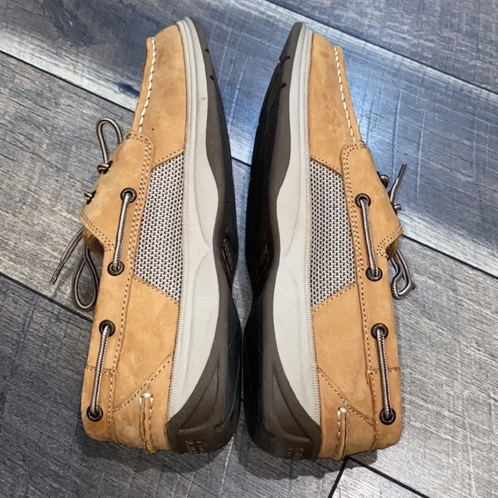 Authentic Sperry Top Sider men's designer leather boat shoes sz 7